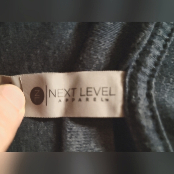 Faith Based Women's Short Sleeve Navy Graphic Tee with Pink Lettering | Large - Picture 4 of 6